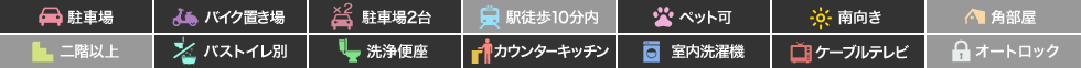 リッツコートIII Bの特徴アイコン
