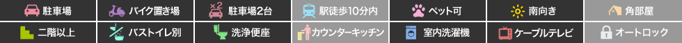 上助任町天神 マンション 3DK 1号403の特徴アイコン