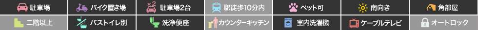ピースST・レオボルト 101の特徴アイコン