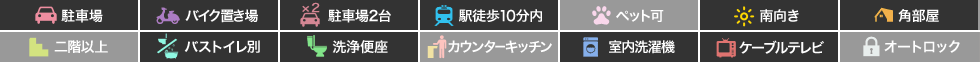 ポルトベール C102の特徴アイコン