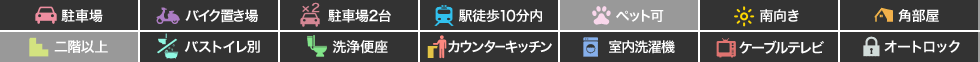 フォルテシモ 105の特徴アイコン