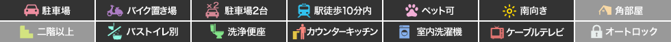 フィットセル蔵本 Bの特徴アイコン