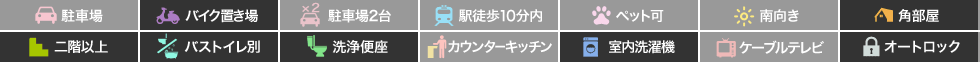 ピース・スクエア常三島 301の特徴アイコン