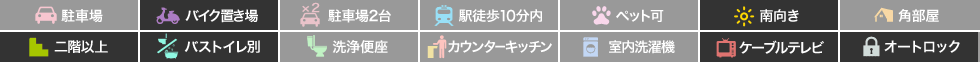 南庄町 マンション 1DK 306の特徴アイコン