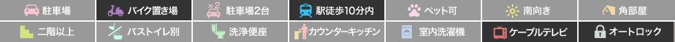 佐古三番町 マンション 1K 103の特徴アイコン