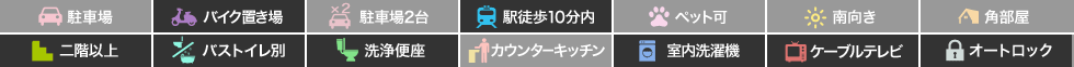 キアーズ II 603の特徴アイコン