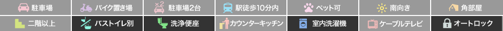 グランクリュ佐古 WEST 102の特徴アイコン