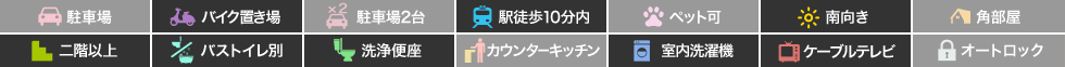 メゾンパルクNS 303の特徴アイコン