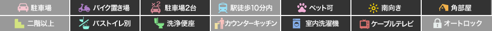 ピースST・レオボルト 101の特徴アイコン