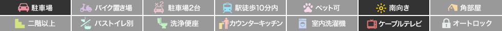 カーサルミナス 103の特徴アイコン