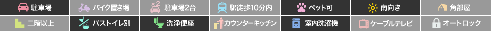 ラ・ドゥサーII 106の特徴アイコン
