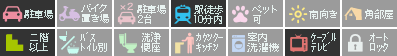 パークハイツ 402設備アイコン