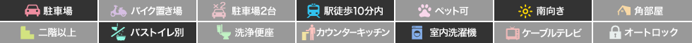 リーオ・グランデB 103の特徴アイコン