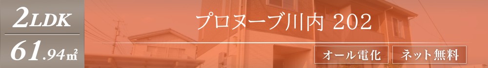 プロヌーブ川内 202表紙