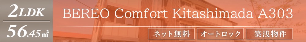BEREO Comfort Kitashimada A303表紙