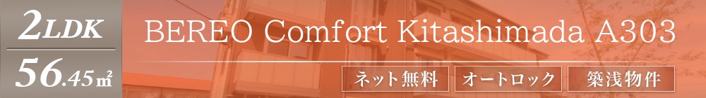 BEREO Comfort Kitashimada A303表紙