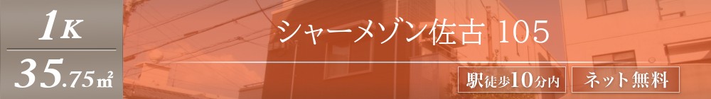 シャーメゾン佐古 105表紙