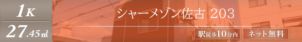 シャーメゾン佐古 203表紙