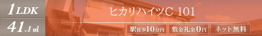 ヒカリハイツC 101表紙