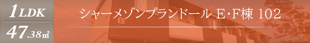 シャーメゾンプランドール E・F棟 102表紙