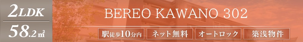 BEREO KAWANO 302表紙