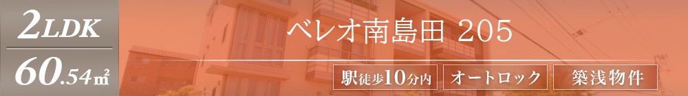 ベレオ南島田 205表紙