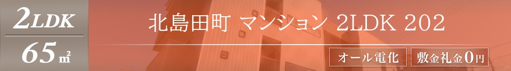 北島田町 マンション 2LDK 202表紙