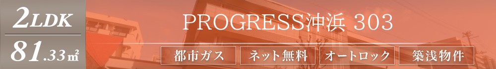 PROGRESS沖浜 303表紙