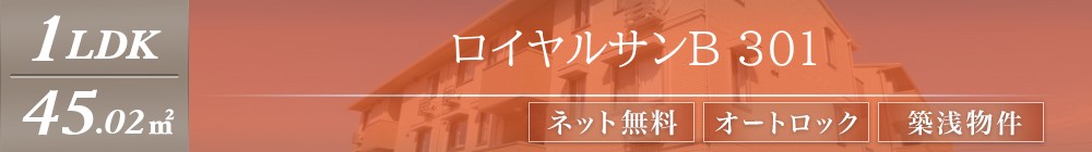 ロイヤルサンB 301表紙