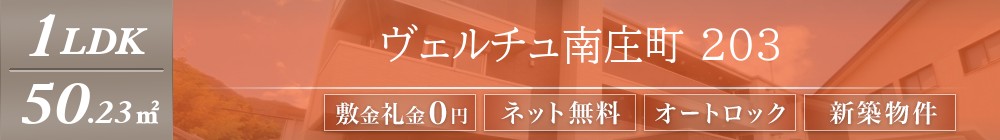 ヴェルチュ南庄町 203表紙