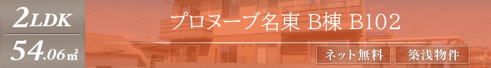 プロヌーブ名東 B棟 B102表紙