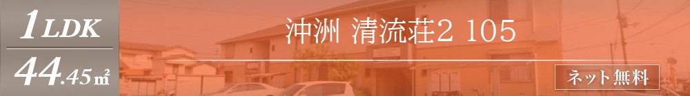 沖洲 清流荘2 105表紙