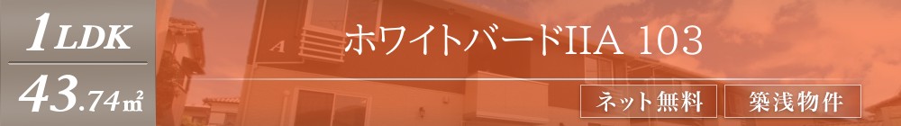 ホワイトバードIIA 103表紙