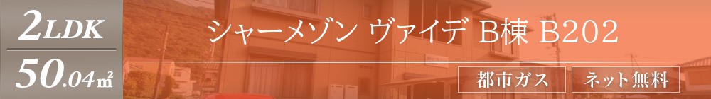 シャーメゾンヴァイデ B202表紙