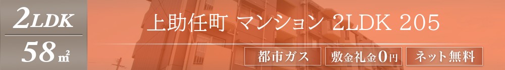 上助任町 マンション 2LDK 205表紙