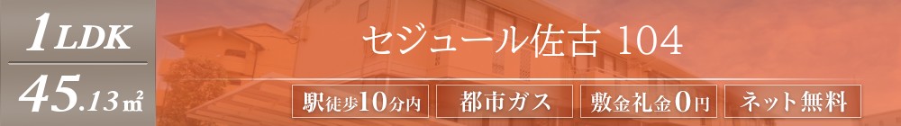 セジュール佐古 104表紙
