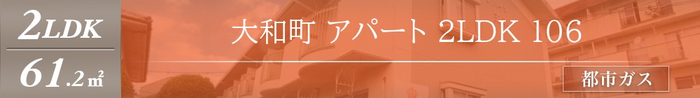 大和町 アパート 2LDK 106表紙