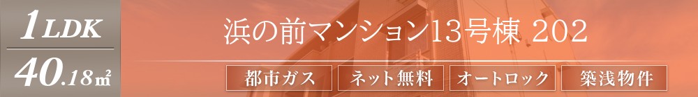 浜の前マンション13号棟 202表紙