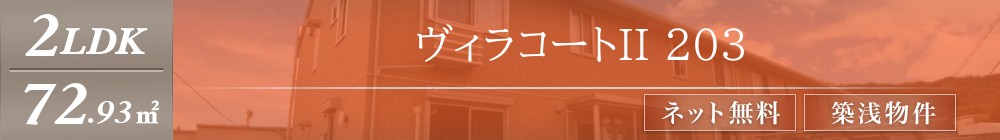 ヴィラコートII 203表紙