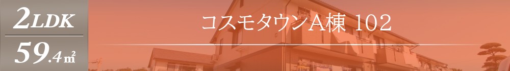 コスモタウンA棟 102表紙