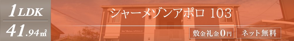 シャーメゾンアポロ 103表紙