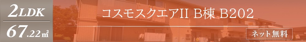 コスモスクエアII B棟 B202表紙