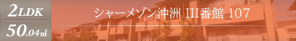 シャーメゾン沖洲 III番館 107表紙