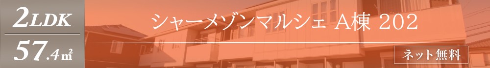 シャーメゾンマルシェ A棟 202表紙