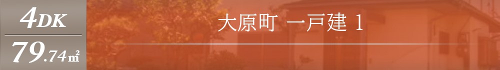 大原町 一戸建 1表紙