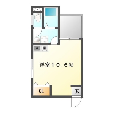 庄町 マンション 1R 101の間取り図