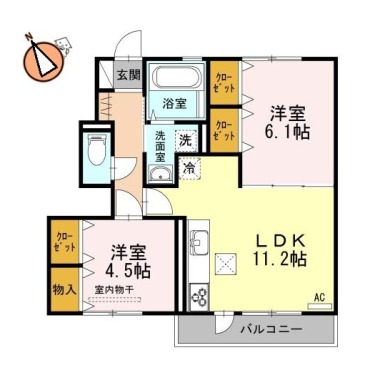 ノール プラージュ 101の間取り図