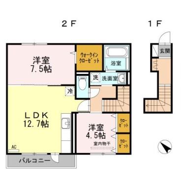 ノール プラージュ 202の間取り図