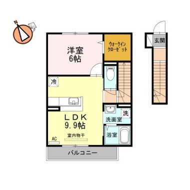 ノール プラージュ 205の間取り図