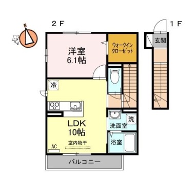 ノール プラージュ 207の間取り図